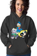 Hanorac dama Donald Duck Powerpuff Girls Bubble Paw Power Husky Dog