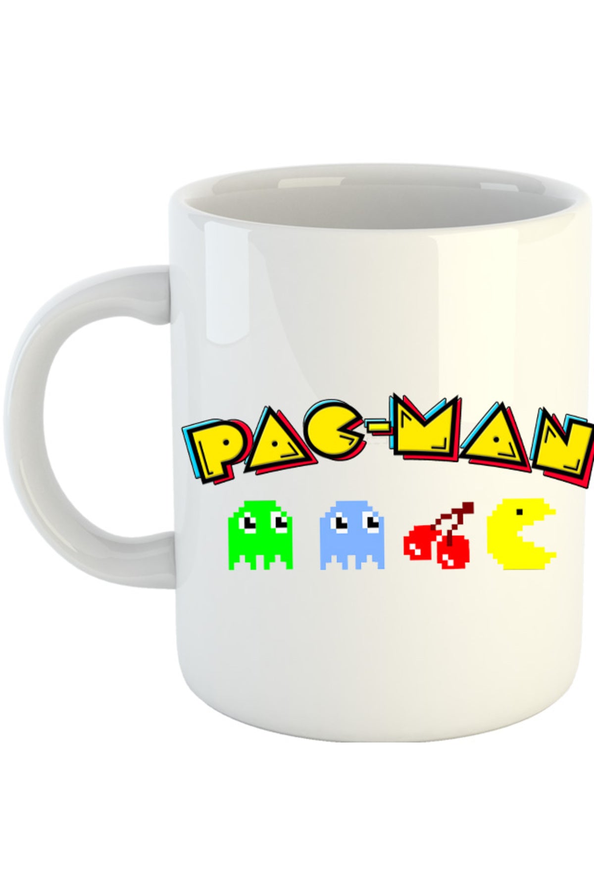 Cana Pac Man Arena Game Pixels Vintage, alba, 330 ml