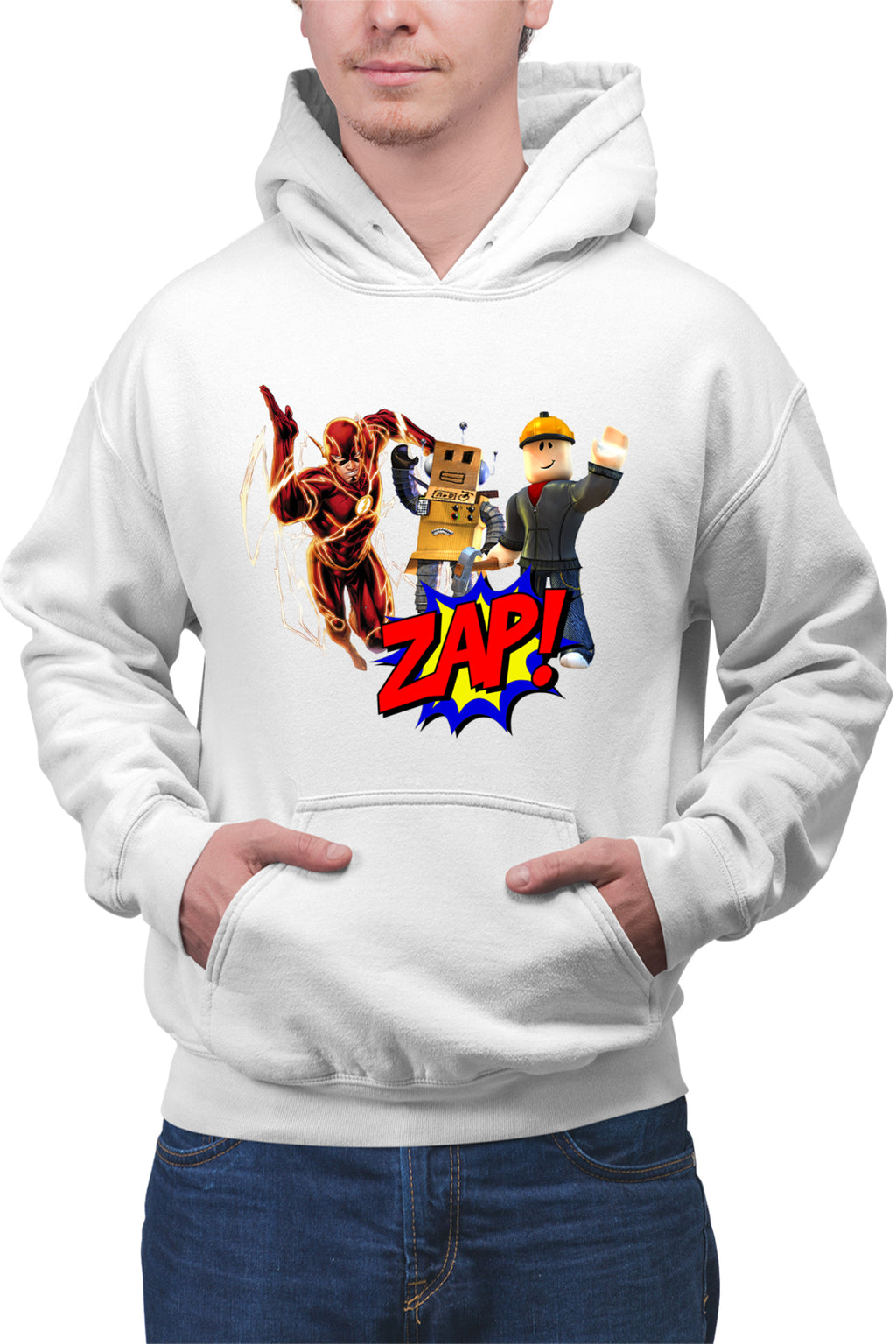 Hanorac barbati The Flash Roblox Studio Platforme Desene