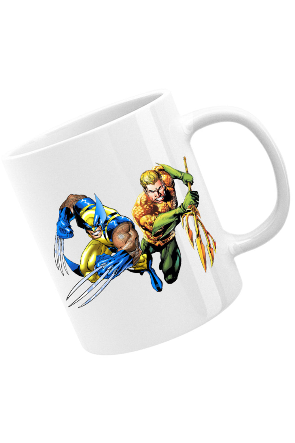 Cana Aquaman Wolverine Superhero Super Powers Wolf Cartoons DC, alba, 330 ml