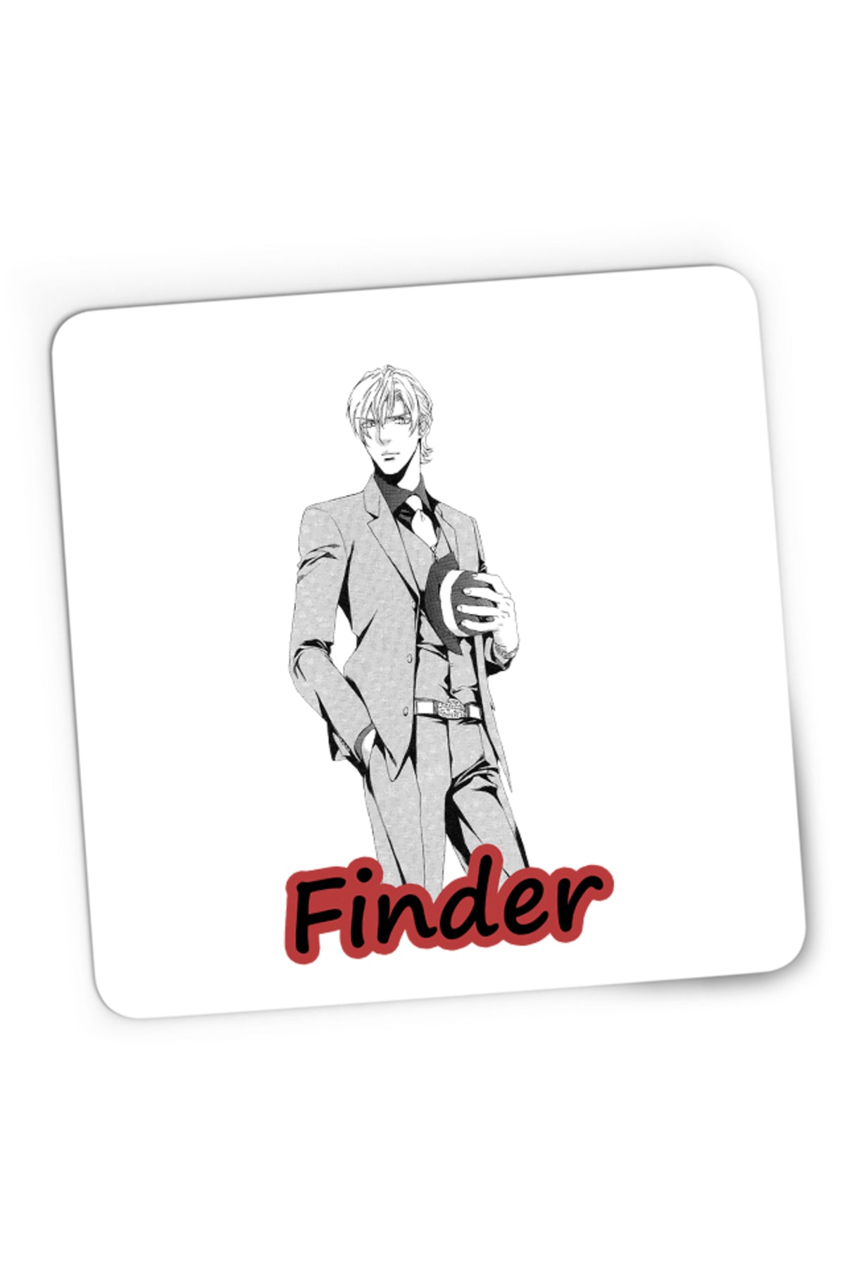 Mousepad Gaming Finder Asami Maxim Hat Shounen Anime Gay Moe, 21x19 cm
