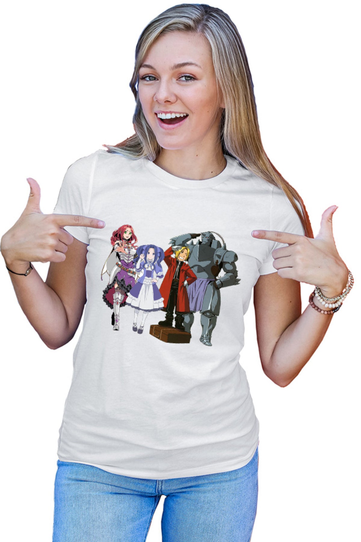 Tricou dama Rising of the Shield Hero Malty Melty Sisters Elric Brothers Full Metal