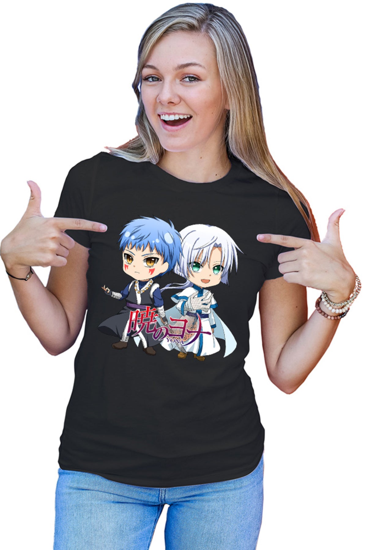 Tricou dama Yona of the Dawn Shin-ah Ki-ja Chibi Small Sword Samurai