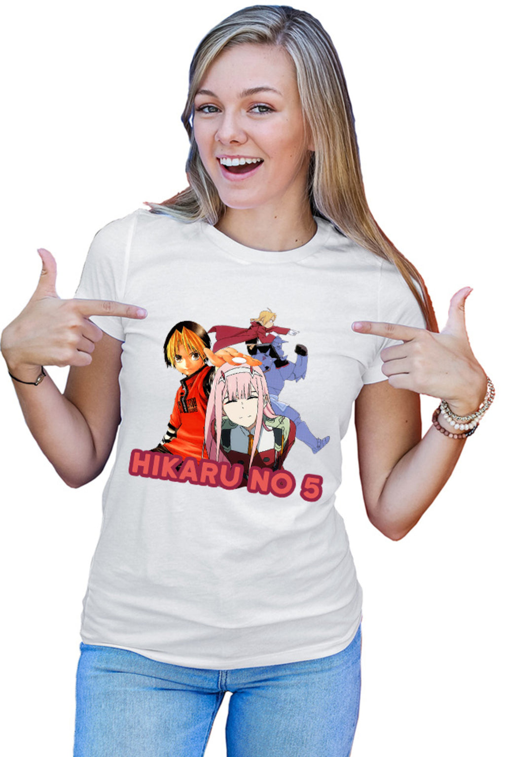 Tricou dama Hikaru no Go Darling in the FranXX Zero Two Full Metal Alchemist
