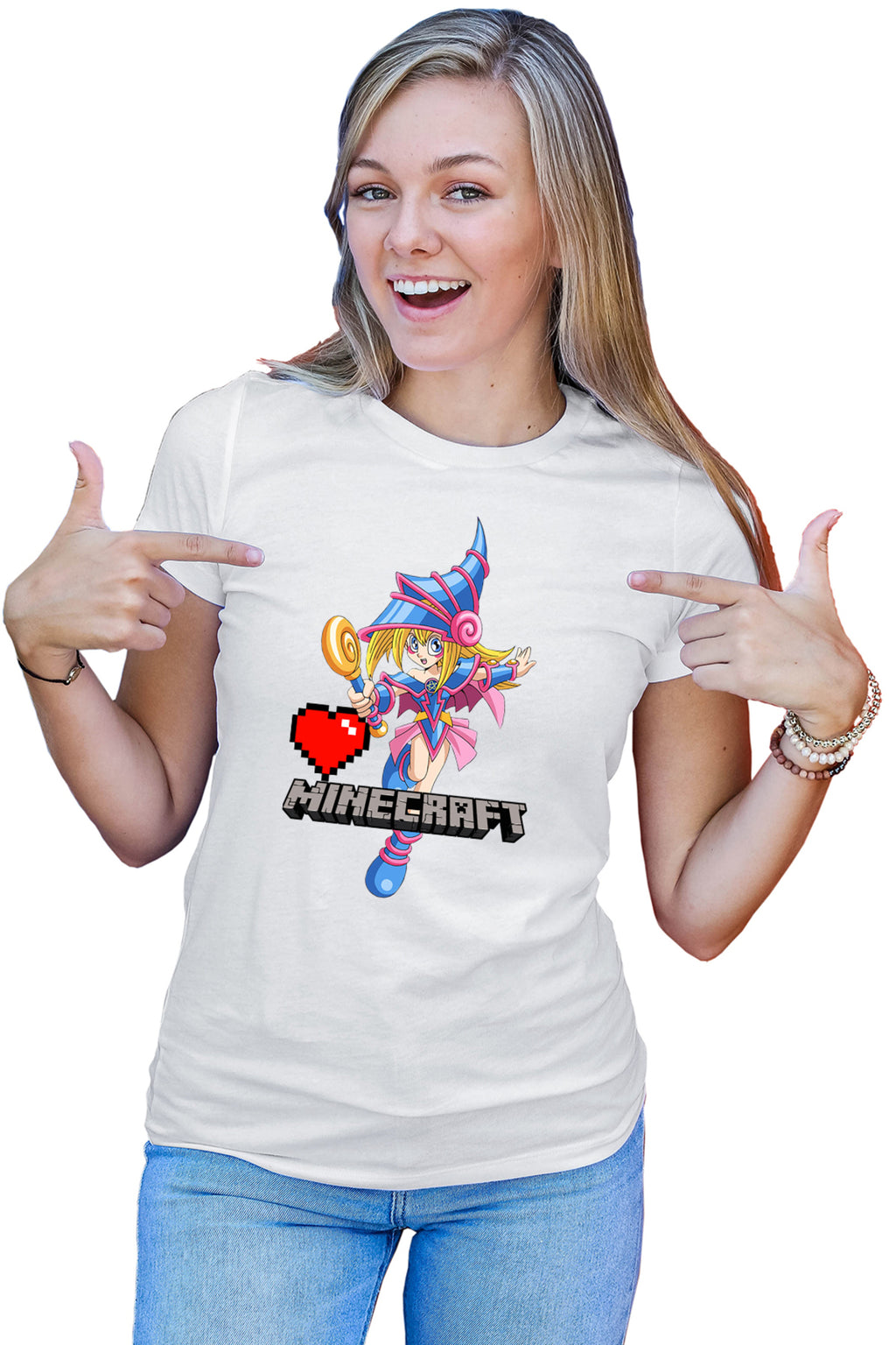 Tricou dama Yu Gi Oh Links Minecraft Tlauncher Mcskins