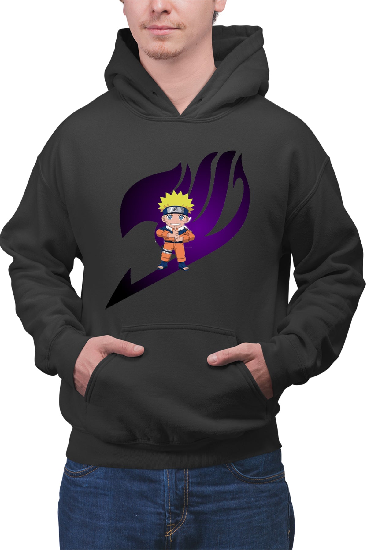 Hanorac barbati Fairy Tail Logo Emblem Naruto Chibi
