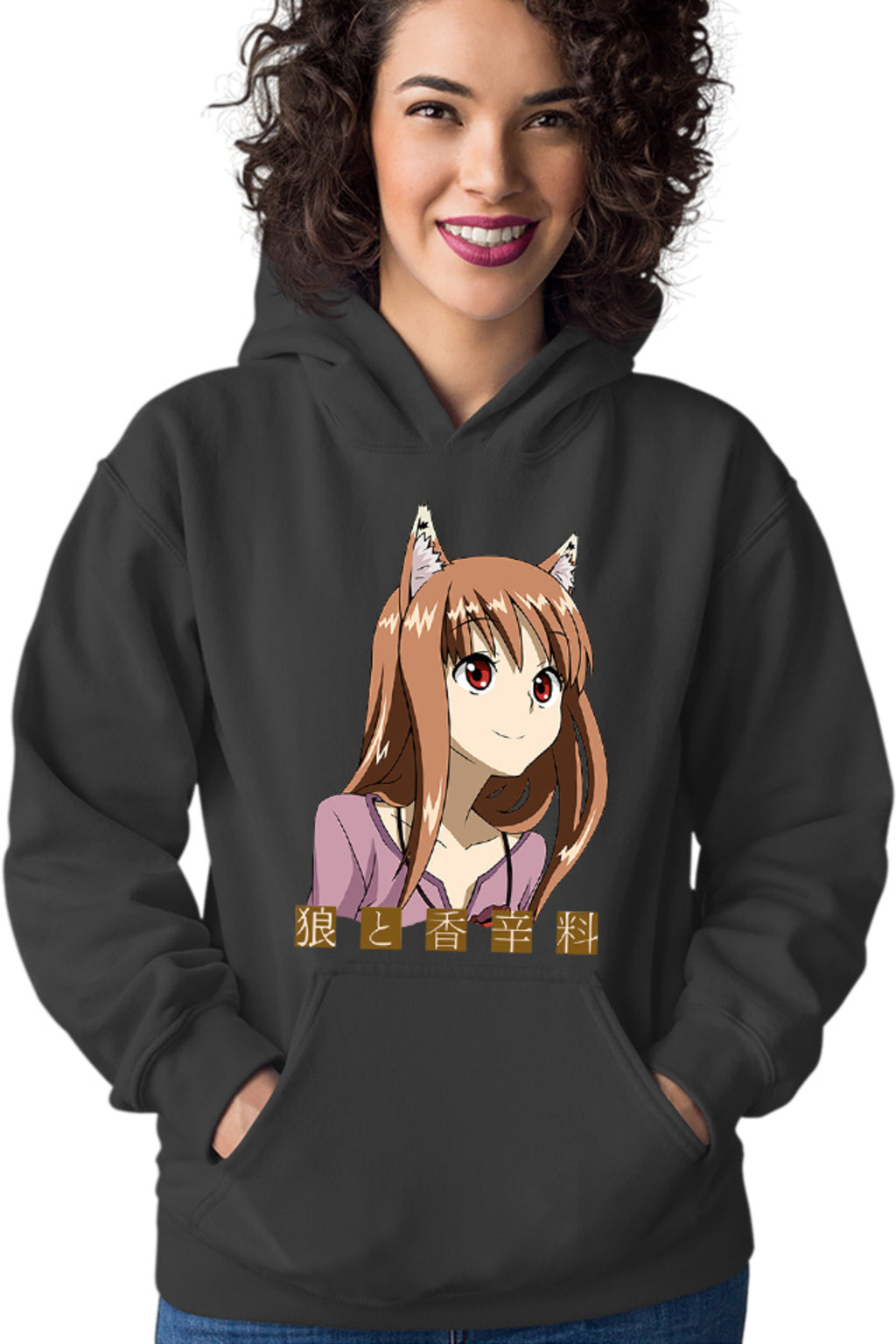 Hanorac dama Spice And Wolf Holo Small Fox Furry Funimation