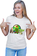 Tricou dama Brawl Stars Cactus Flower Bio StarWars Obi Wan Kenobi Yoda