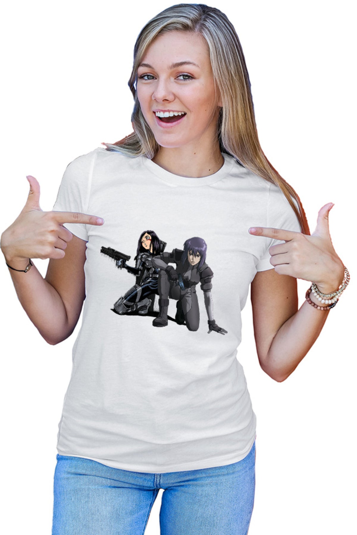 Tricou dama Battle Angel Alita Gally Makoto Sit Otaku Cyborg