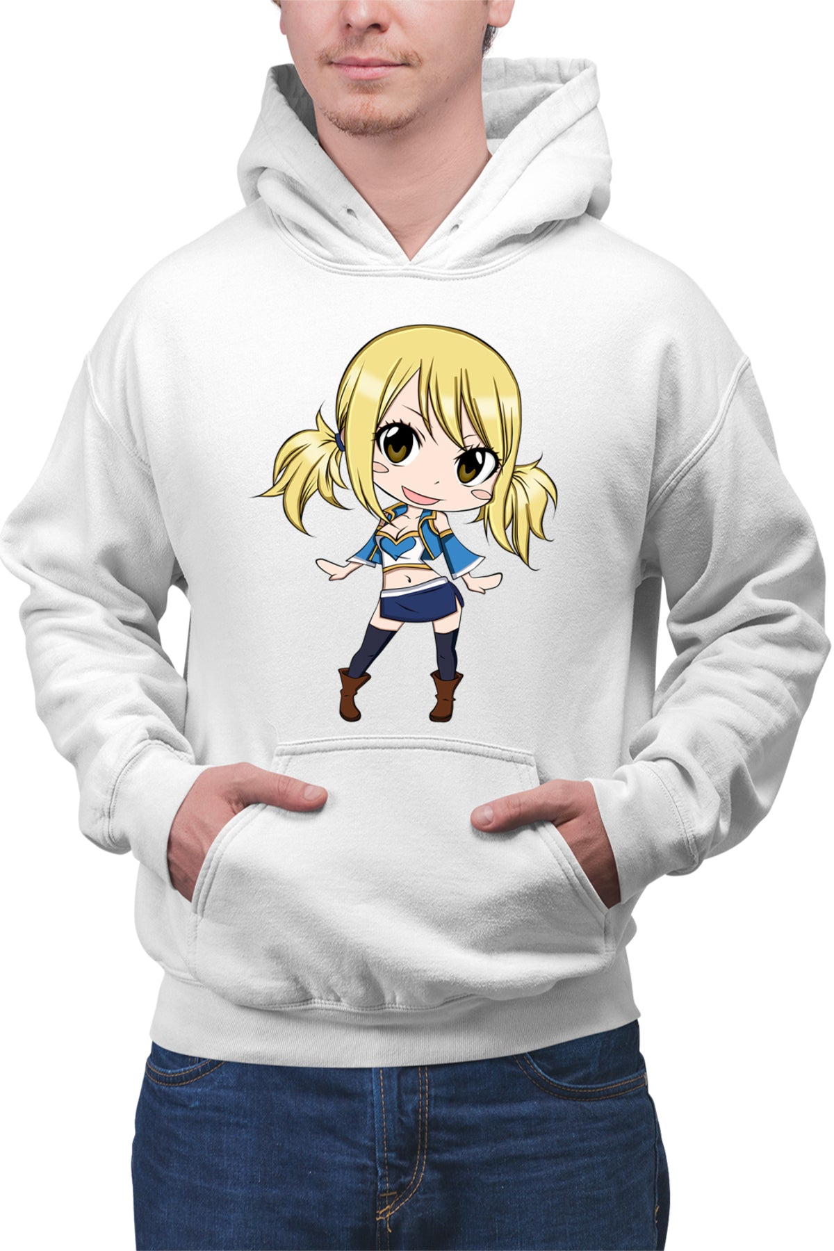 Hanorac barbati Fairy Tail Lucy Heartfilia Amelia Cartoon