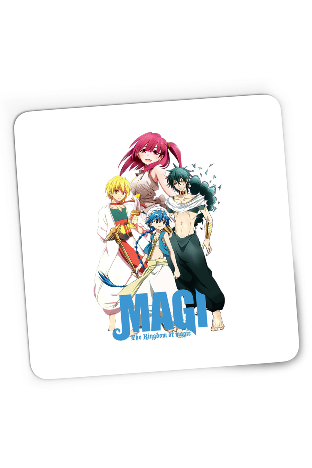 Mousepad Gaming Magi The Labyrinth of Magic Alladin Friends Anime, 21x19 cm