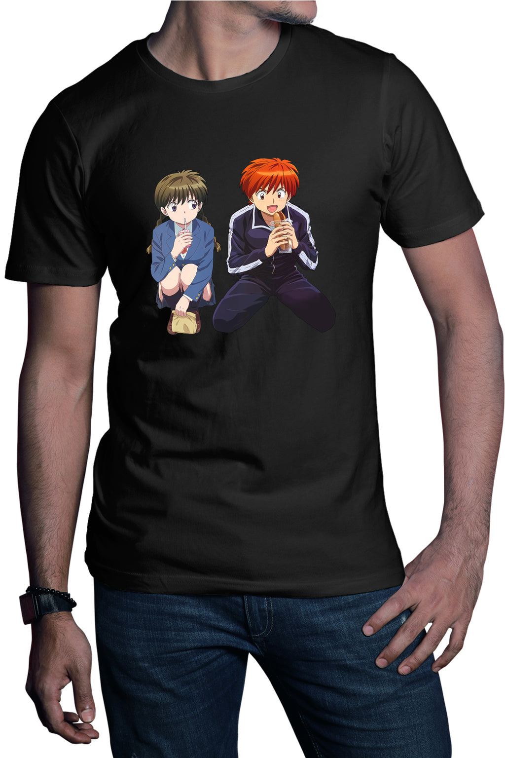 Tricou barbati Rin-ne Rin Sakura Eat Kyokai no Rinne