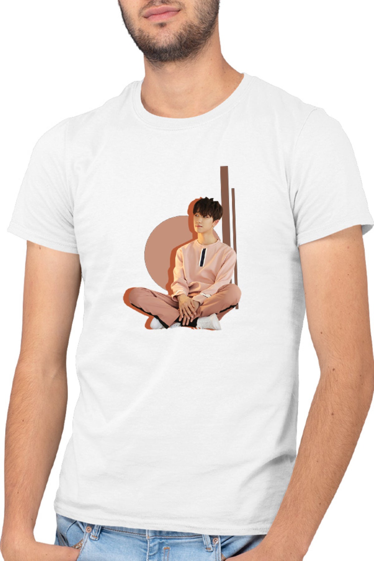 Tricou barbati Seventeen Alone Concept Woozi Joshua Hong Hoshi
