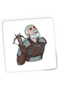 Mousepad Gaming The Witcher Geralt Demon Slayer Cartoon Play, 21x19 cm