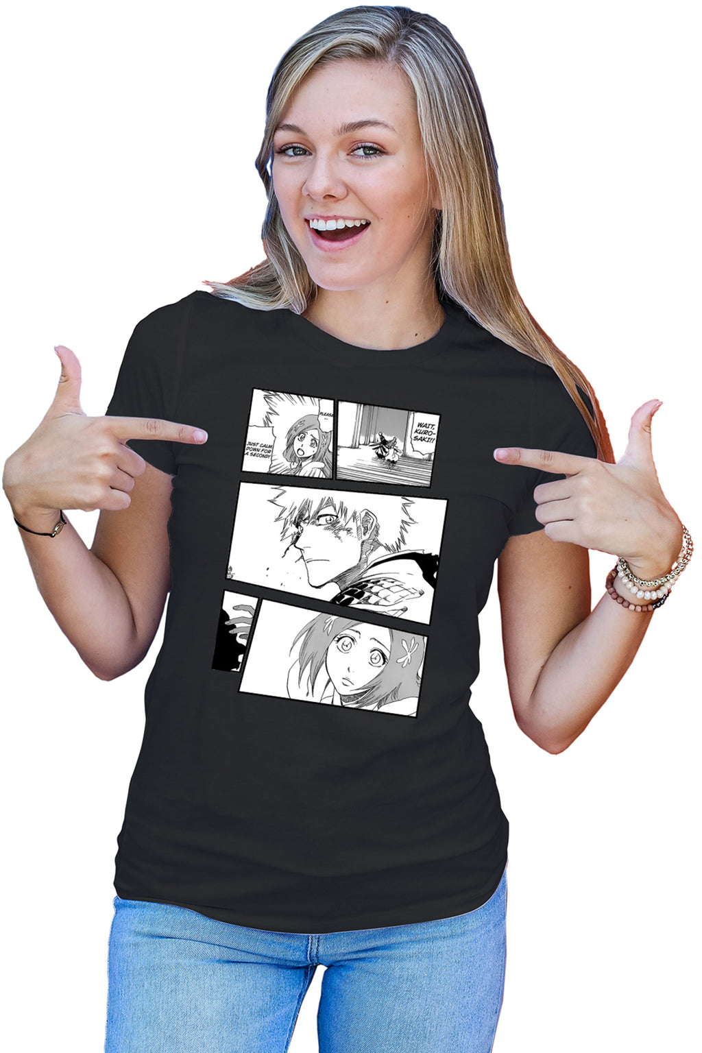 Tricou dama Bleach Ichigo Kurosaki Titi Kubo Fan Manga