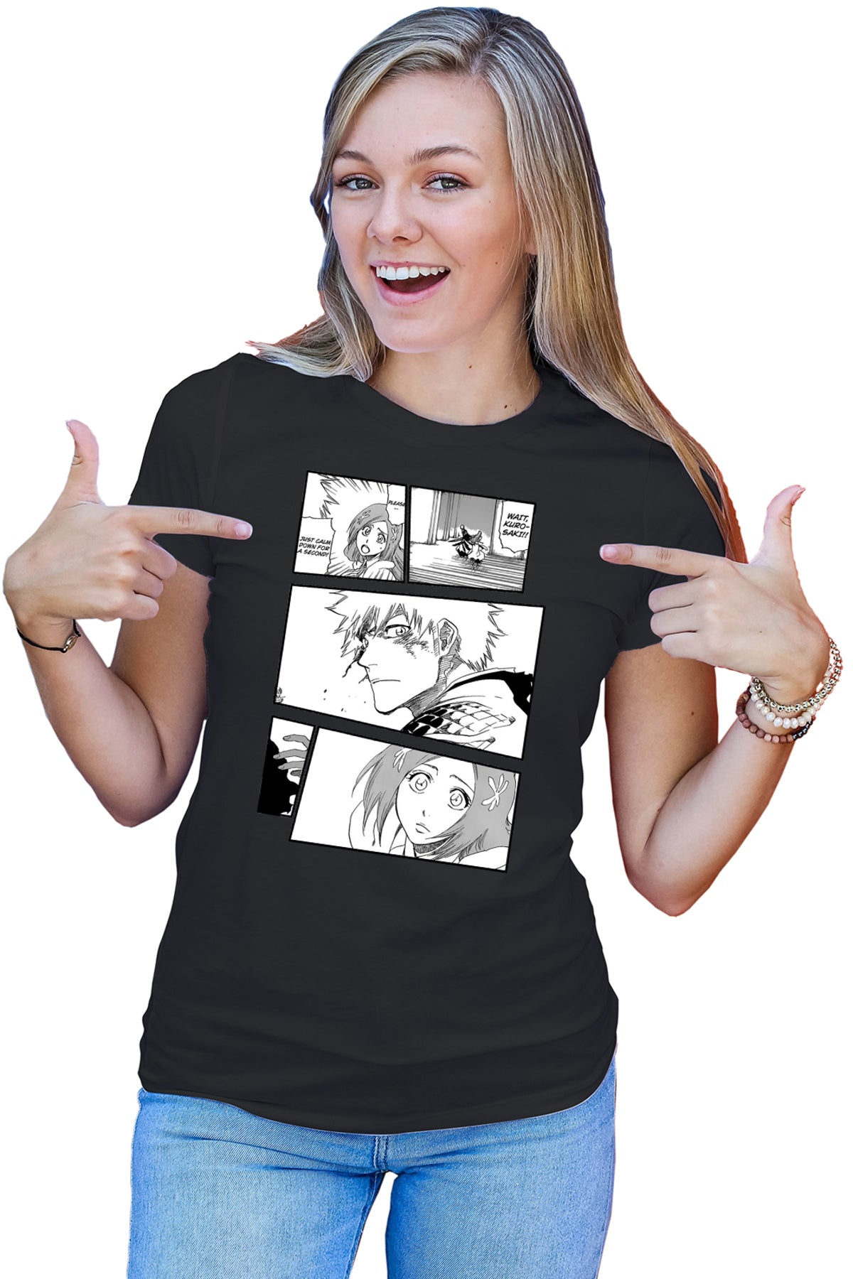Tricou dama Bleach Ichigo Kurosaki Titi Kubo Fan Manga