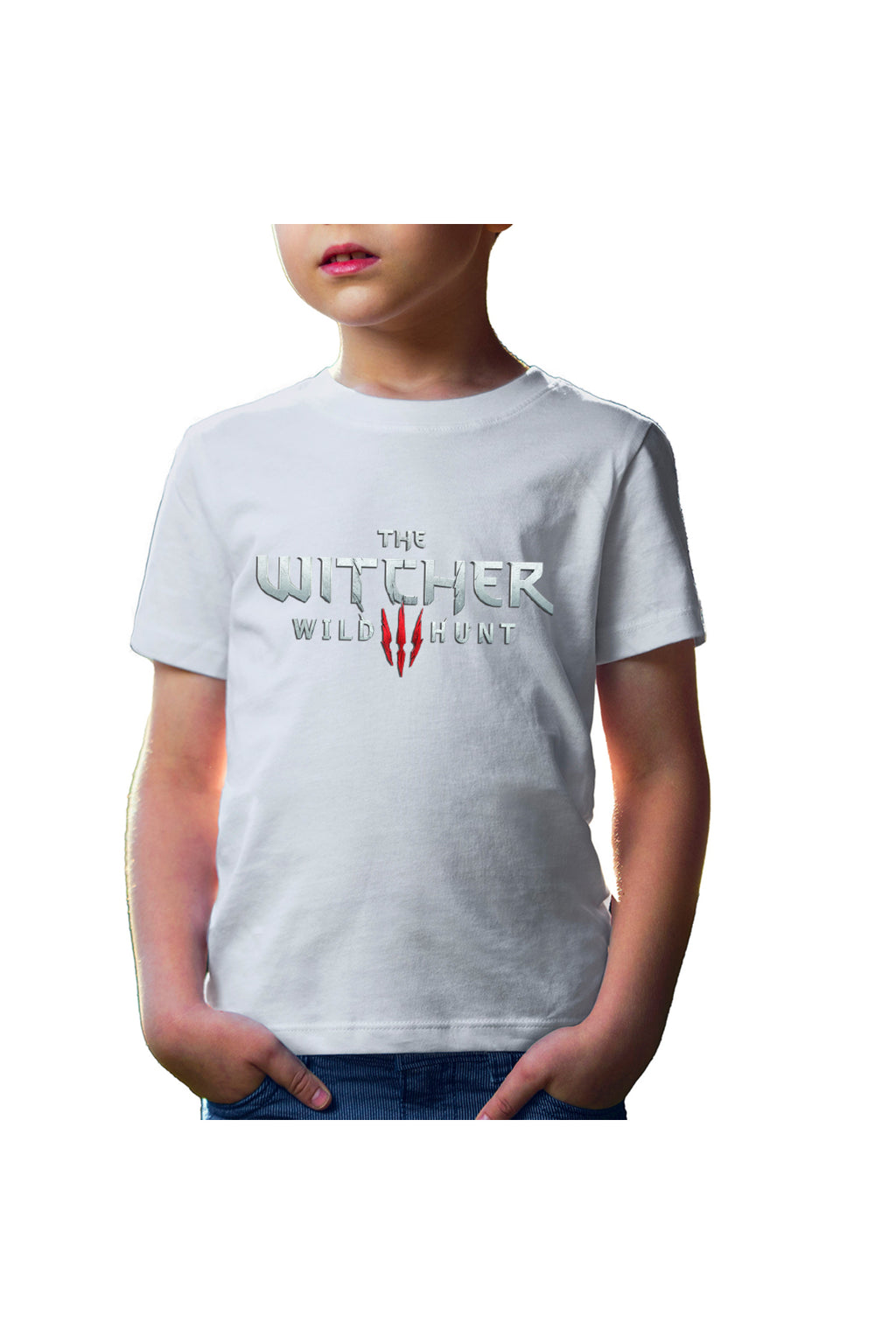 Tricou copii The Witcher Wild Hunt Logo Sigil