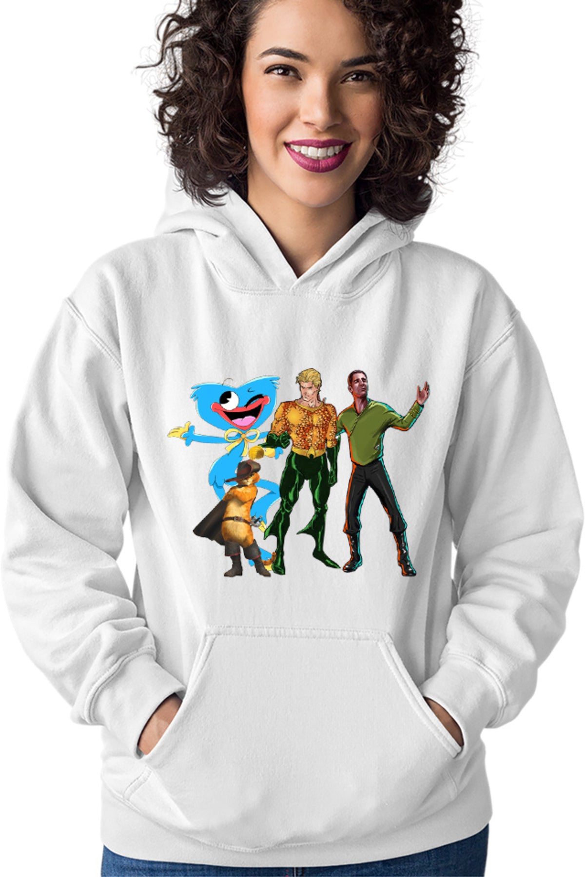 Hanorac dama Aquaman Huggy Wuggy Puss in the Boots Shrek Star Trek Crew