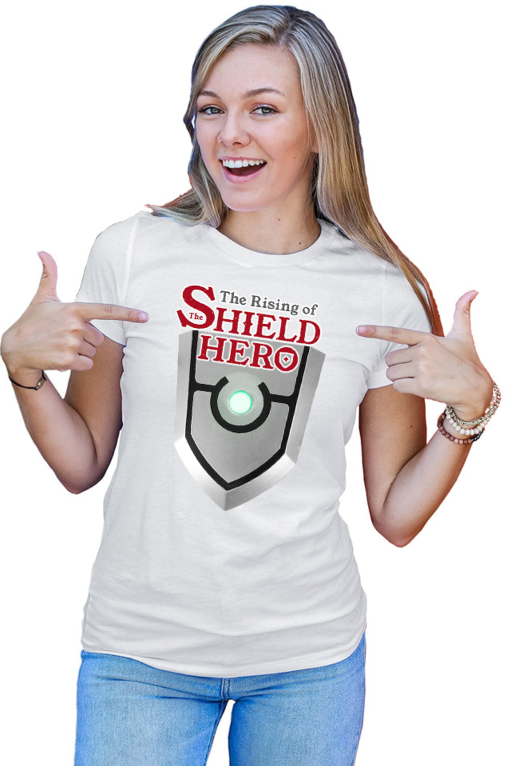 Tricou dama Rising of the Shield Hero Naofumi Super Power Otaku Isekai