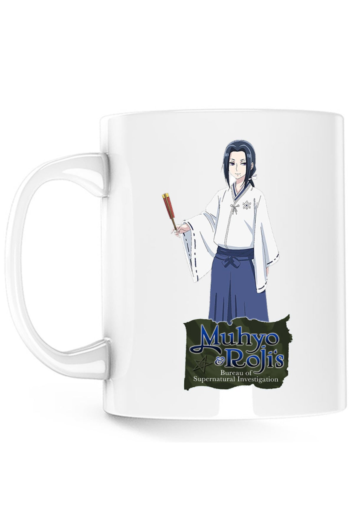 Cana Muhyo Roji Goryo Hakama Traditional Fan Japan Anime, alba, 330 ml