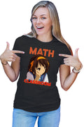 Tricou dama Haruhi Suzumiya Math Classroom Anime Comedy Highschool