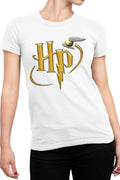 Tricou dama Harry Potter UK Logo Spirit Fly Mark Golden