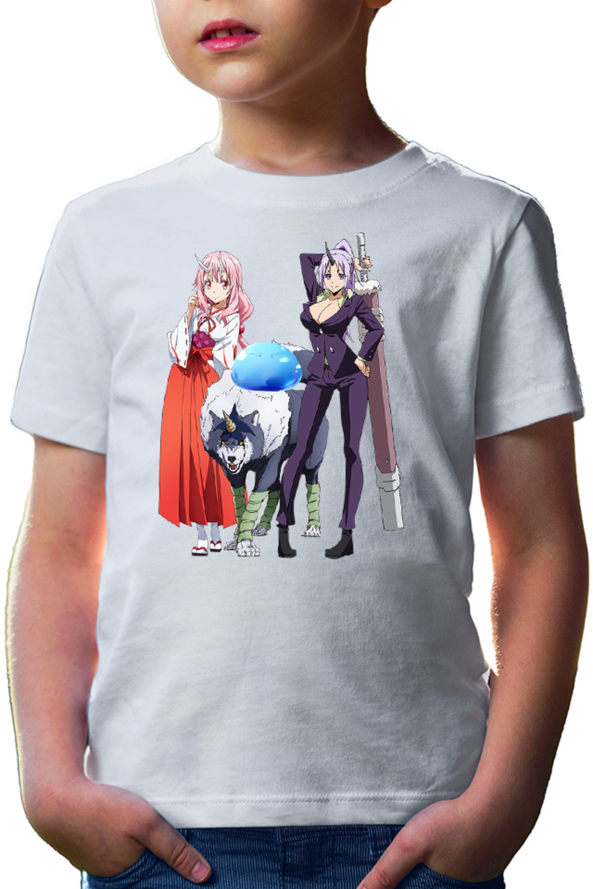 Tricou copii TenSura Slime Isekai Shuna Ranga Rinmuru Shin Anime