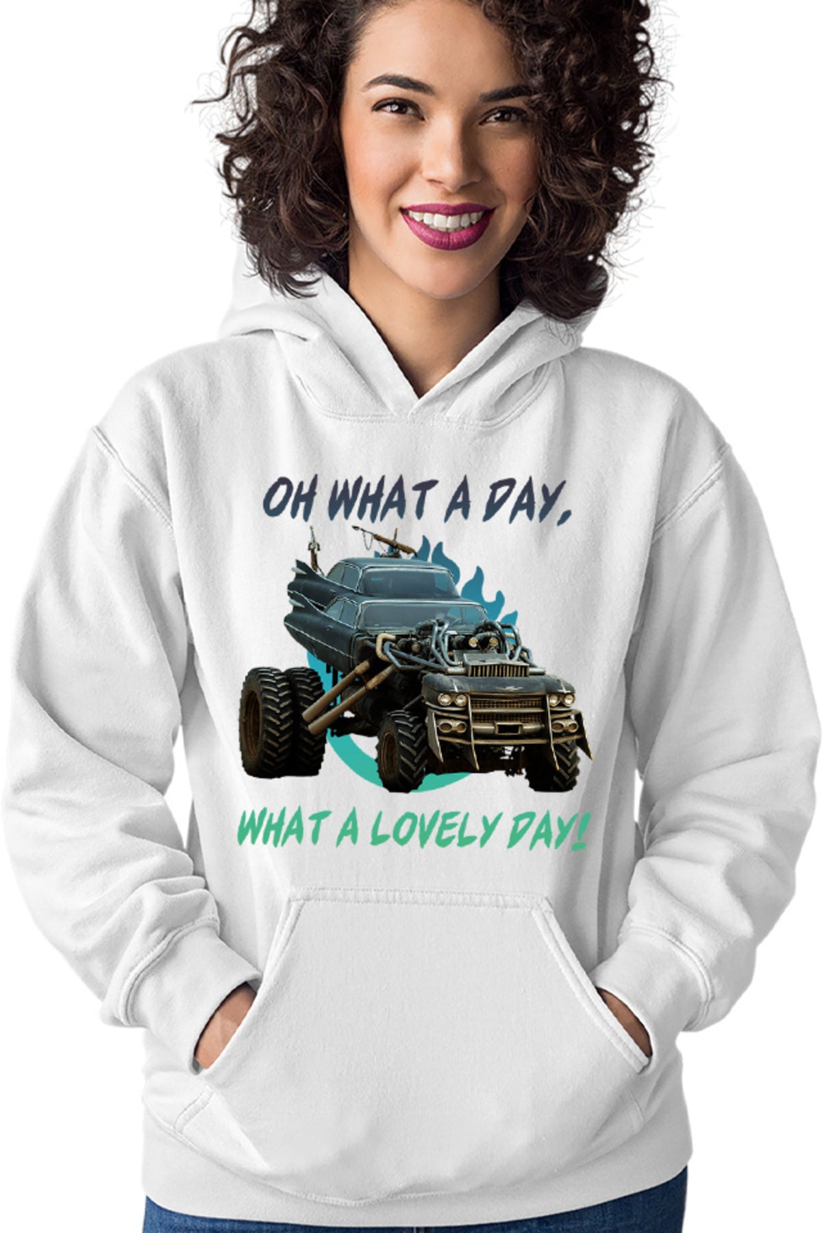 Hanorac dama Mad Max Huge Cars Australian Film Based Mature