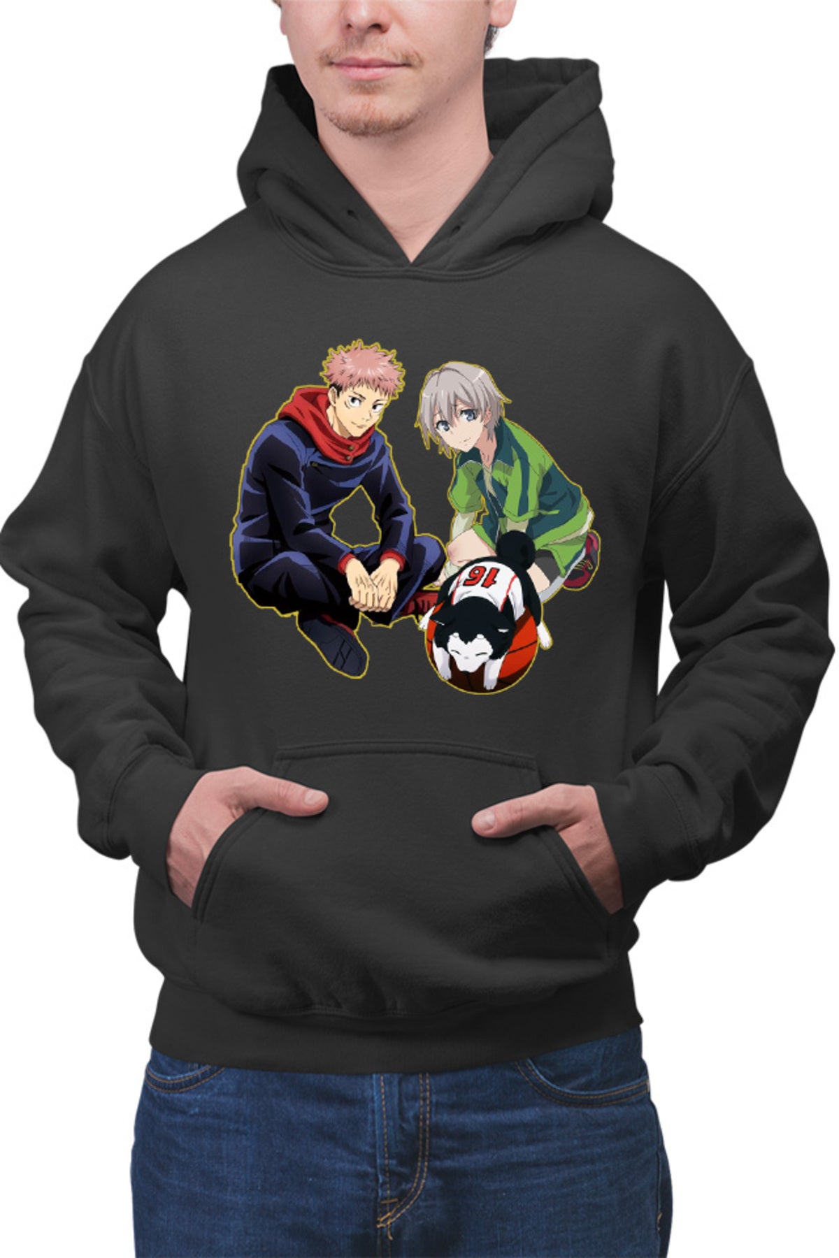 Hanorac barbati OreGairu Totsuka Jujutsu Kaisen Kuroko No Basket