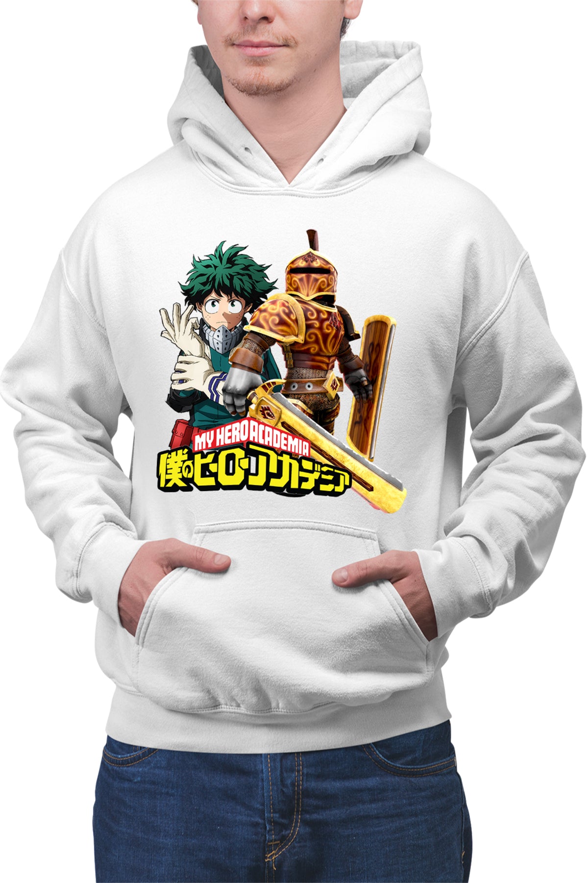 Hanorac barbati Roblox Knight My Hero Academia Deku Anime