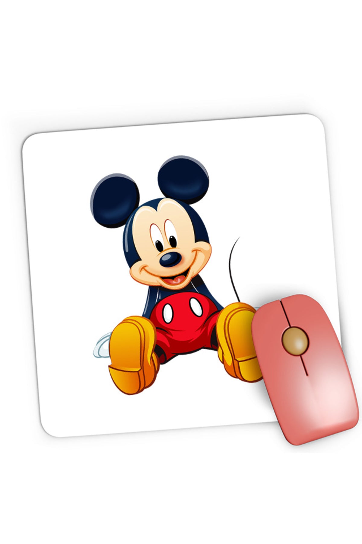 Mousepad Gaming Mickey Mouse Cartoon American Studios, 21x19 cm