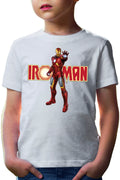 Tricou copii Ironman Logo Suit Accident American Comic Books