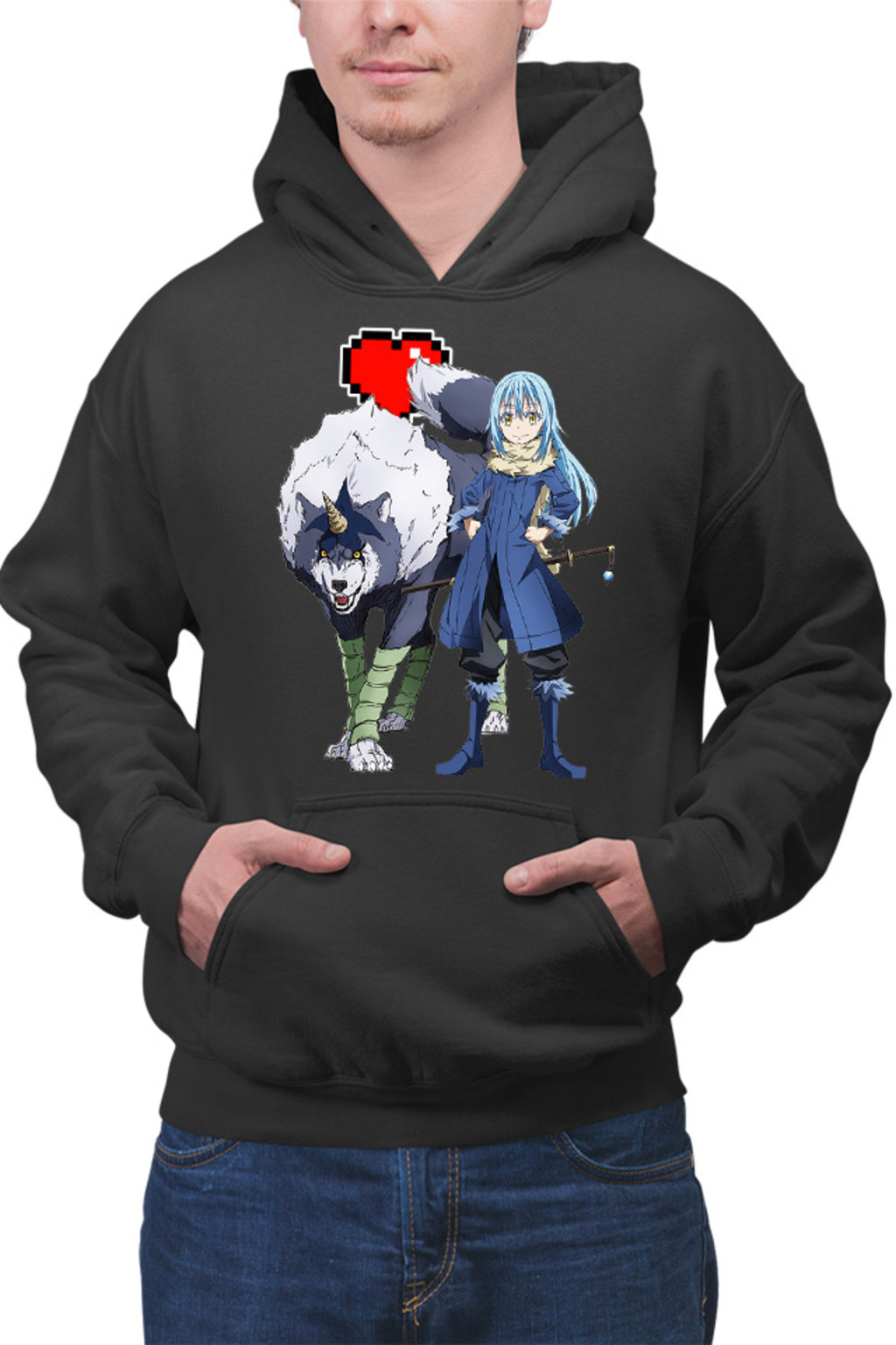 Hanorac barbati TenSura Slime Isekai Rinmuru Ranga Minecraft Heart