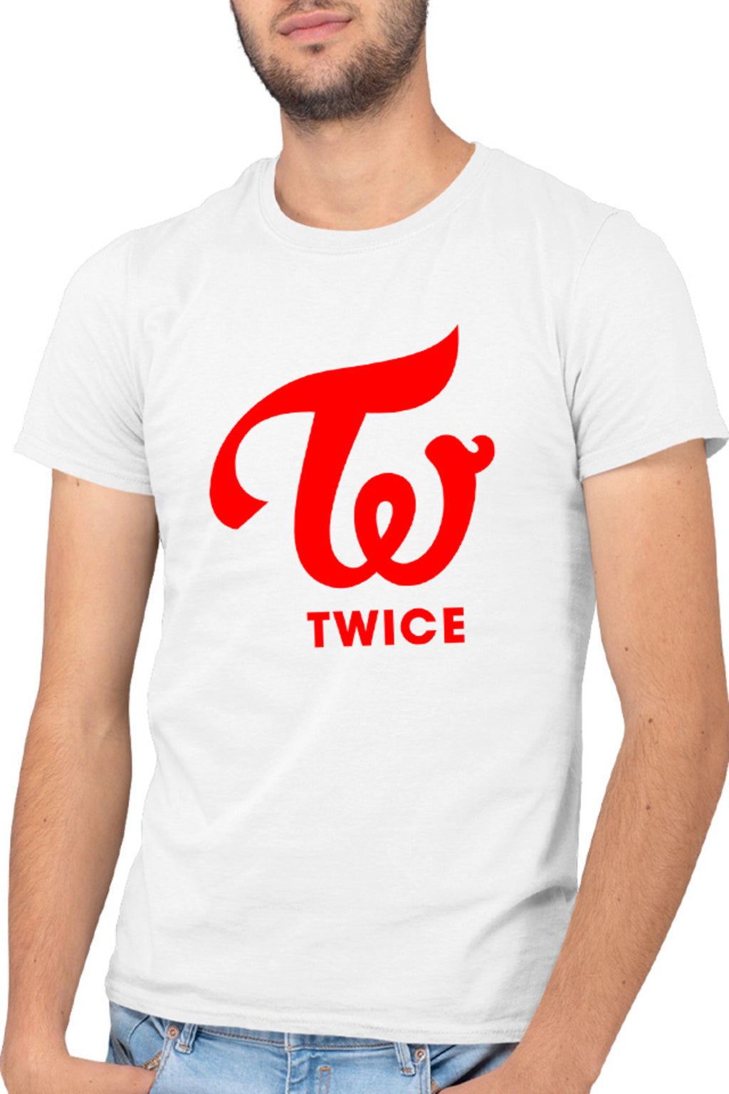 Tricou barbati Twice Logo Beautiful Professional Korean TT