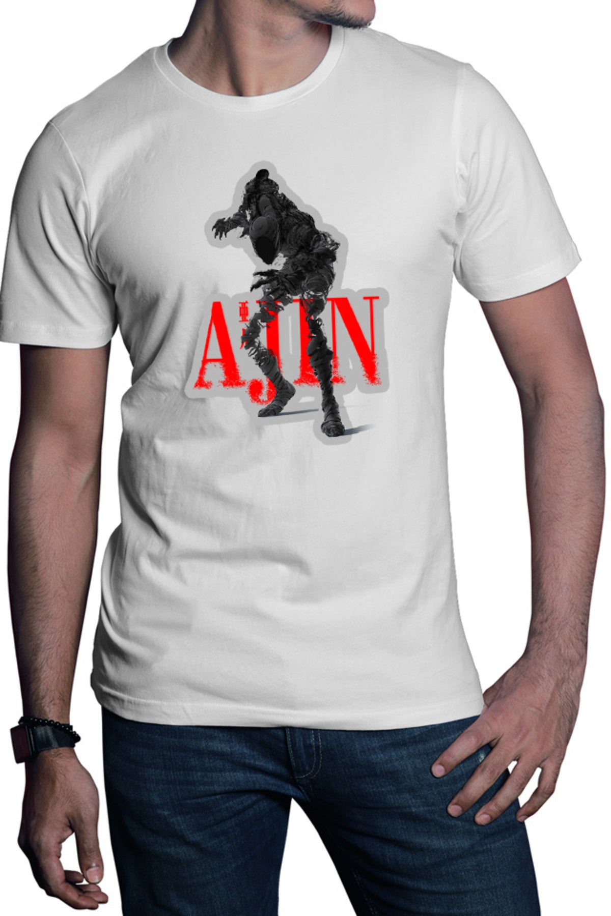 Tricou barbati Ajin Monster Immortal Humans Africa Japan Hunt