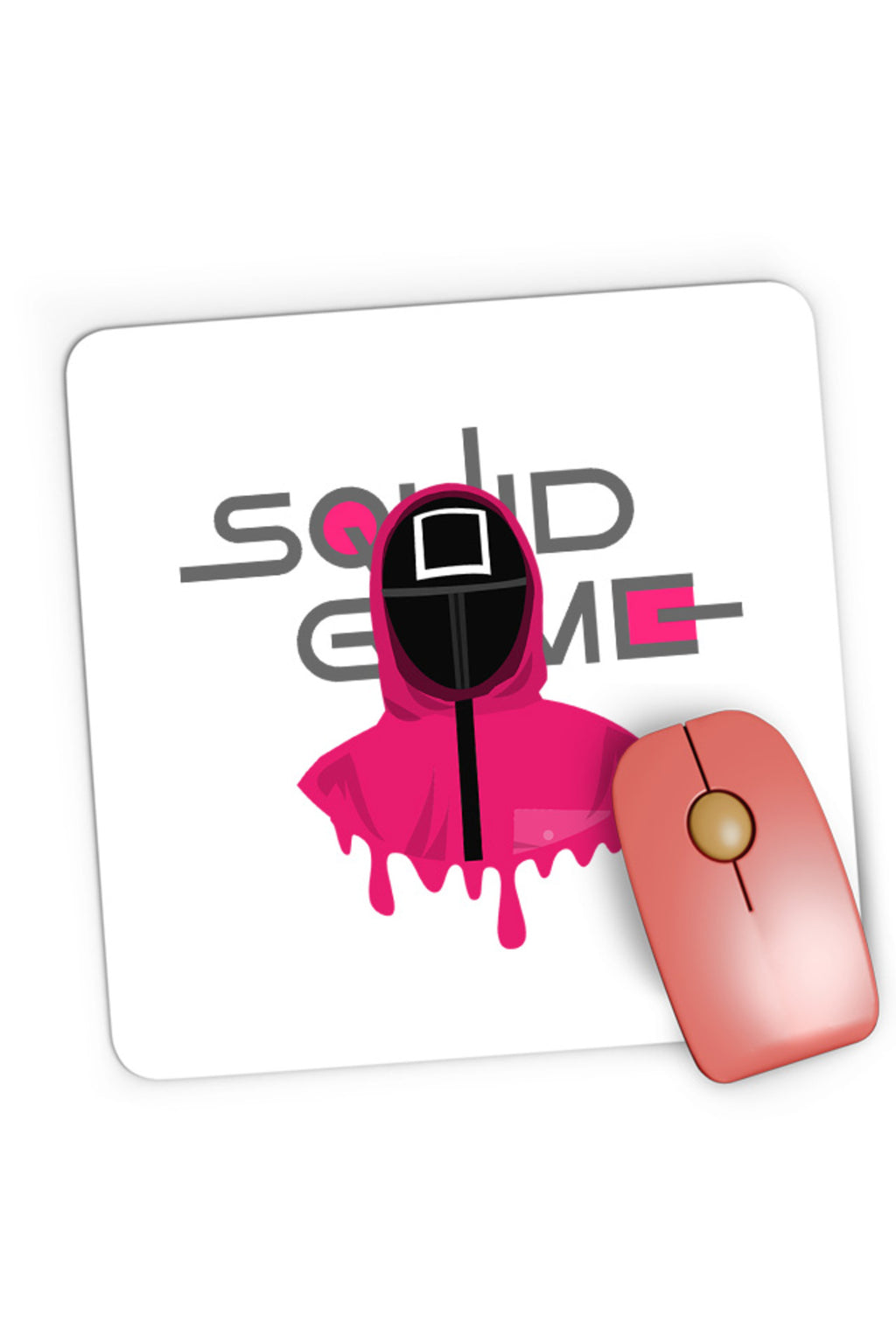 Mousepad Gaming Squid Game Television Hwang Dong-hyuk Goals, 21x19 cm