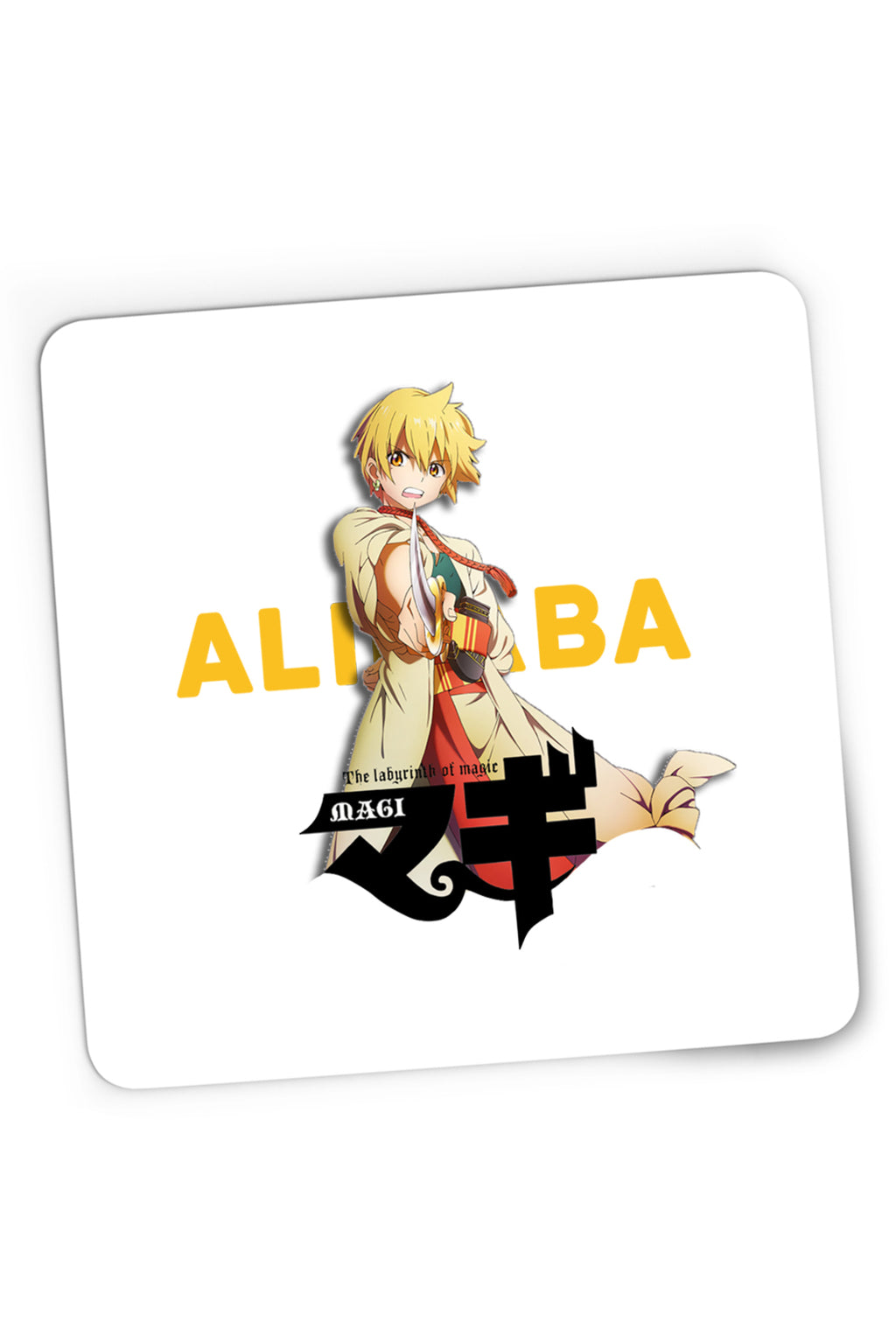 Mousepad Gaming Magi The Labyrinth of Magic Alibaba Fight Pose, 21x19 cm