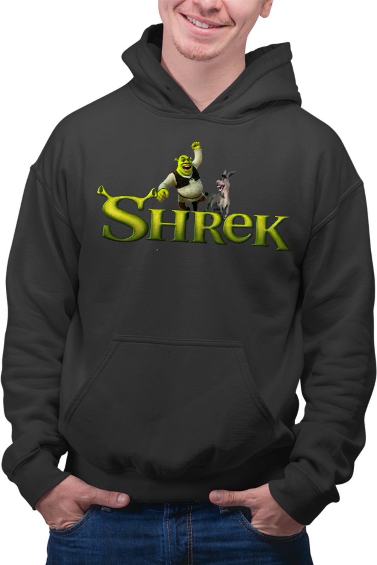 Hanorac barbati Shrek Logo Donkey Funny Action Comedy