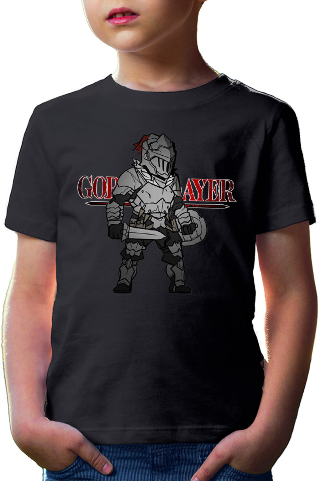 Tricou copii Goblin Slayer Chibi Silver Order Light Novel Cosplay