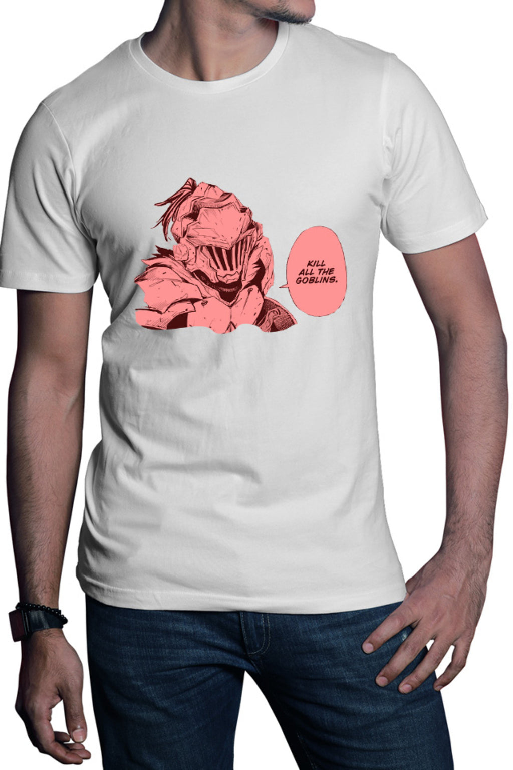Tricou barbati Goblin Slayer Kill Force Gore Anime Otaku Costume Armor