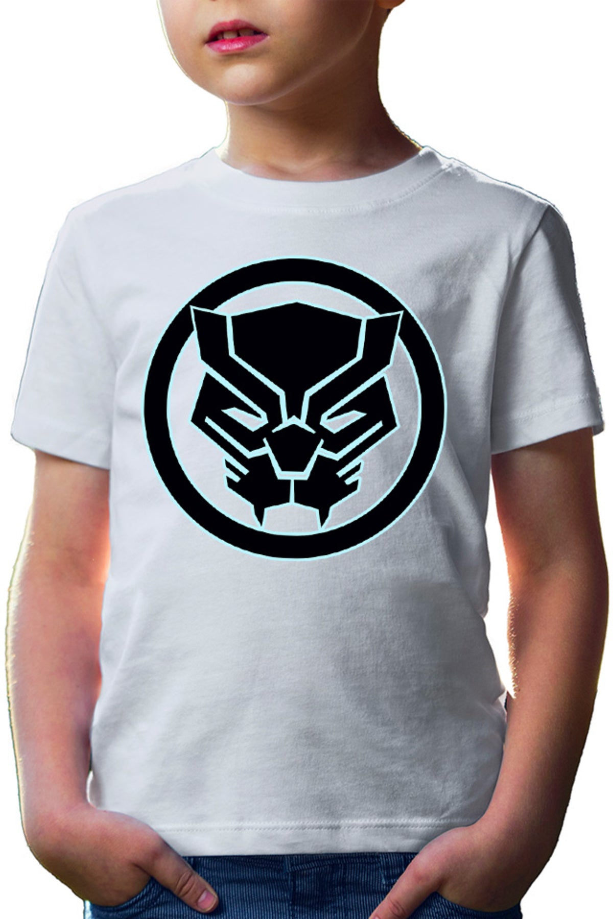 Tricou copii Black Panther Tribe Superpowers Cool Silent