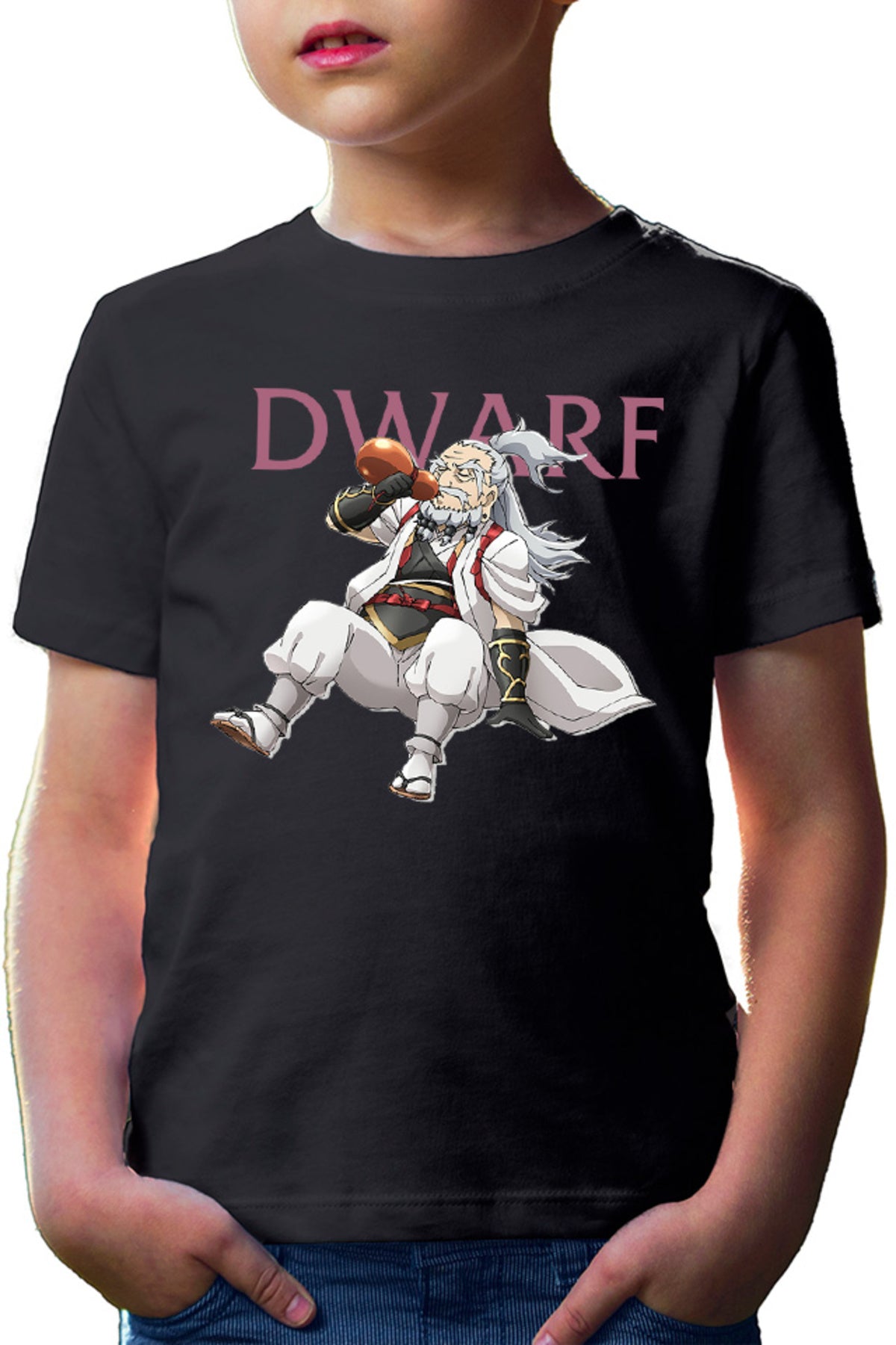 Tricou copii Goblin Slayer Dwarf Adventure Action Gore Different Sake