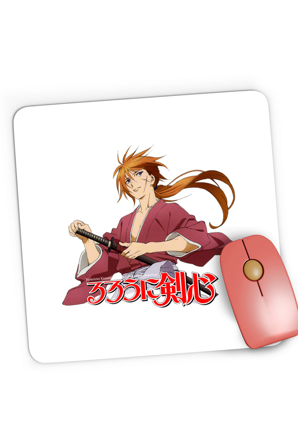 Mousepad Gaming Rurouni Kenshin Sword Nobuhiro Watsuki, 21x19 cm