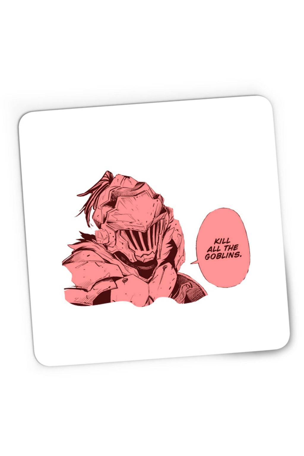 Mousepad Gaming Goblin Slayer Kill Force Gore Anime Otaku Costume Armor, 21x19 cm