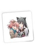 Mousepad Gaming OreGairu School Panda Bear Girls Anime Ponkan, 21x19 cm