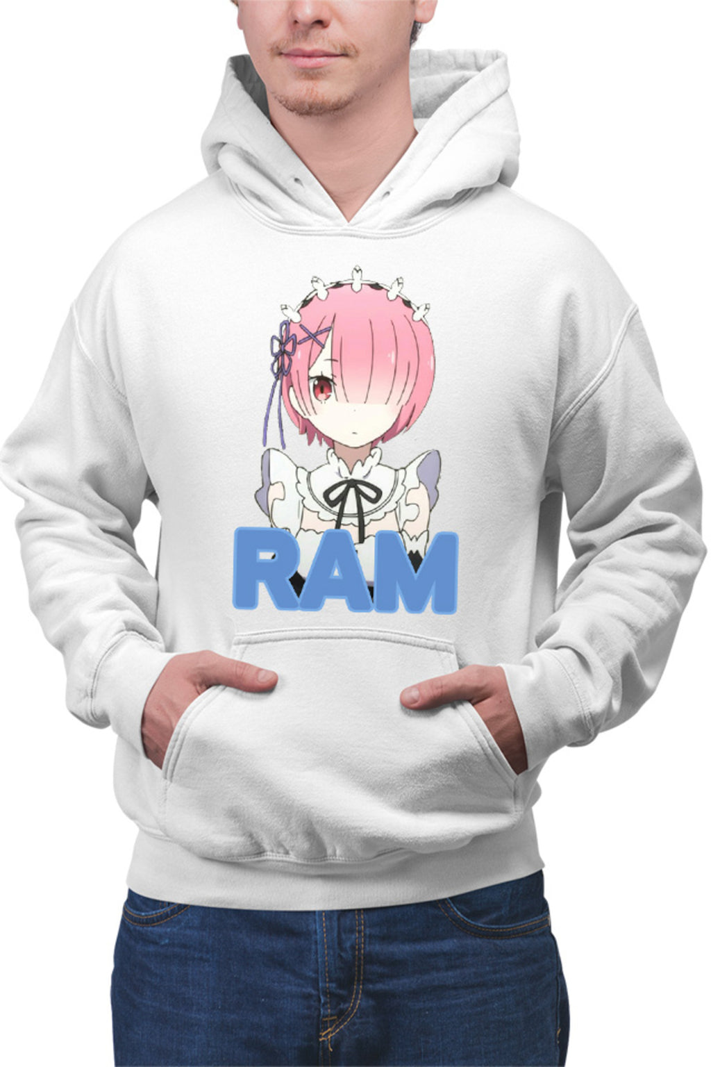 Hanorac barbati Re Zero RAM Sister Isekai Paranormal Demon Time Travel