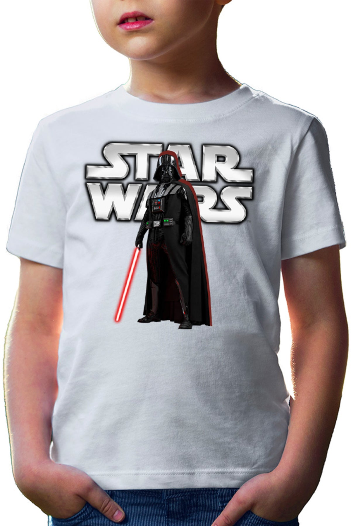 Tricou copii Star Wars Darth Vader Laser Jedy Action Anakin