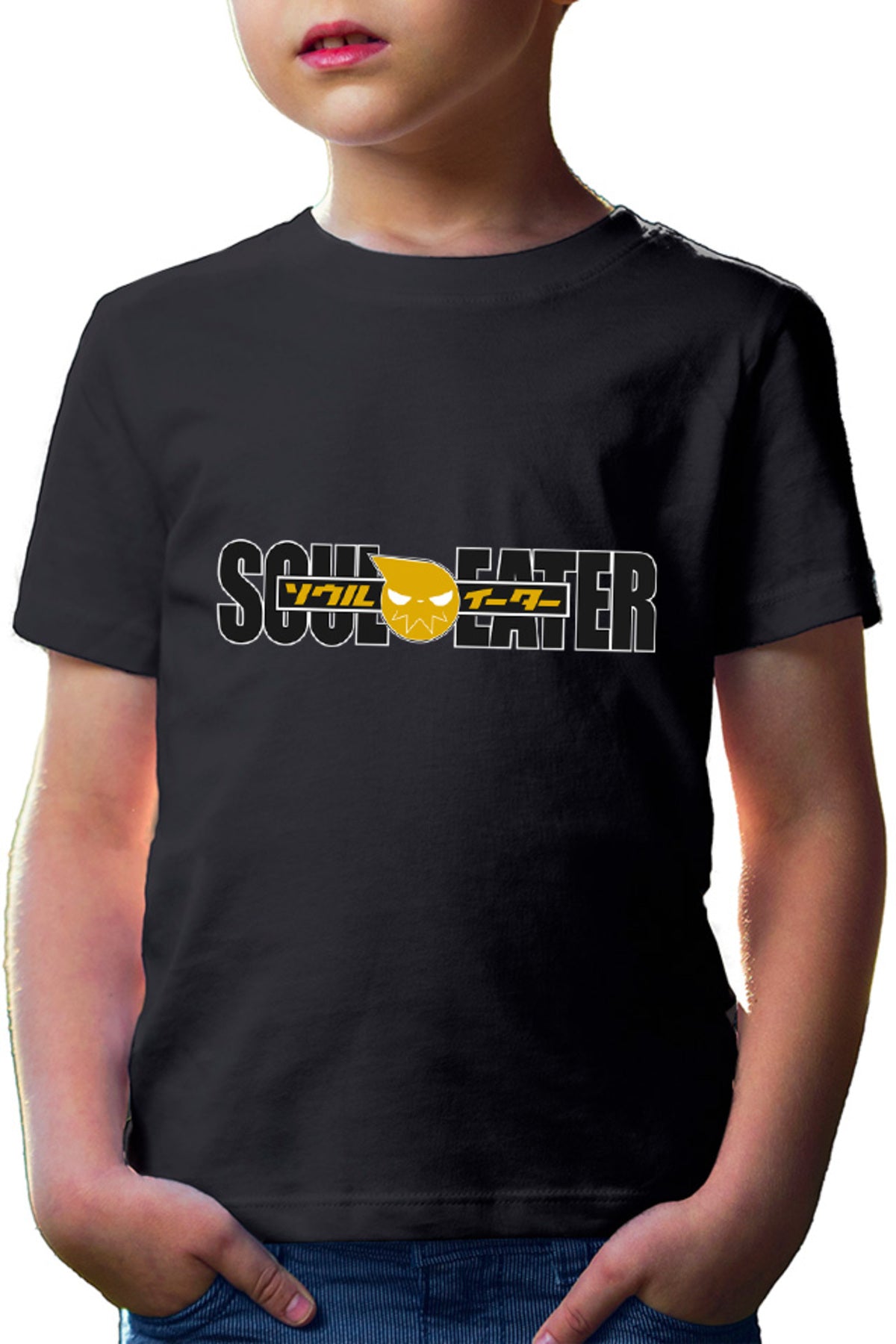 Tricou copii Soul Eater Logo Anime Supranatural Action Shounen