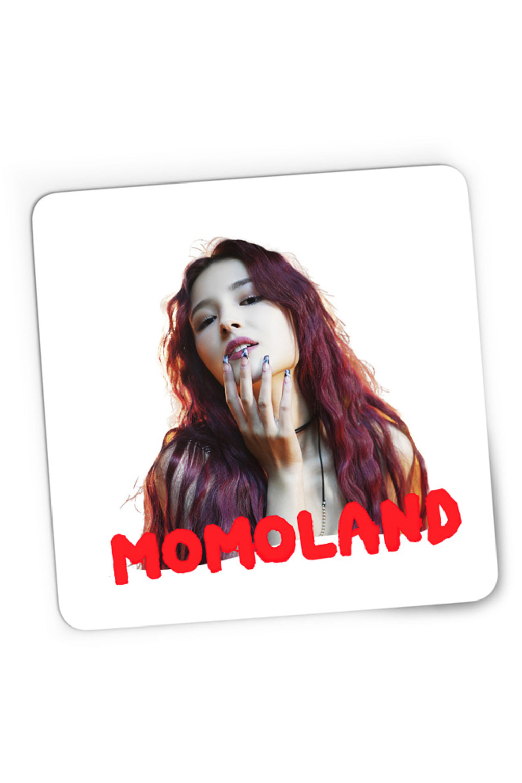Mousepad Gaming Momoland Red Head y K-Pop Idol Music, 21x19 cm