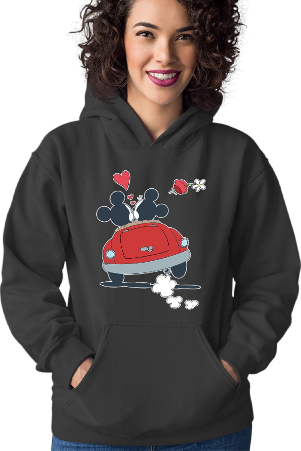 Hanorac dama Mickey Mouse Lovers Minnie Flower